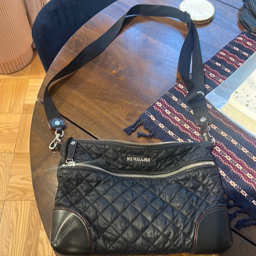Black MZ Wallace crossbody bag